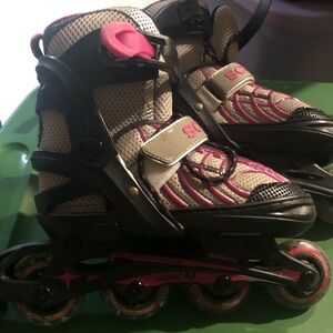 Schwinn Pink and Black Kids Inline Skates